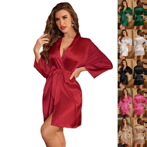 Women short satin - uk,