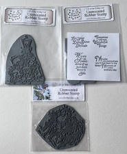 Rubber Stamp Set - Wedding, Christmas scene & Setiments from Lili of the Valley