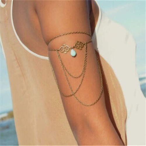 Arm chain cuff bracelet - chain,