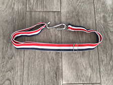 MENS MERC LONDON STRIPED FASHION BELT ONE SIZE ADJUSTABLE WITH MERC LOGO