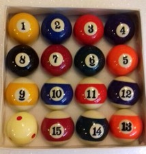 POOL TABLE BALLS 2" 51mm