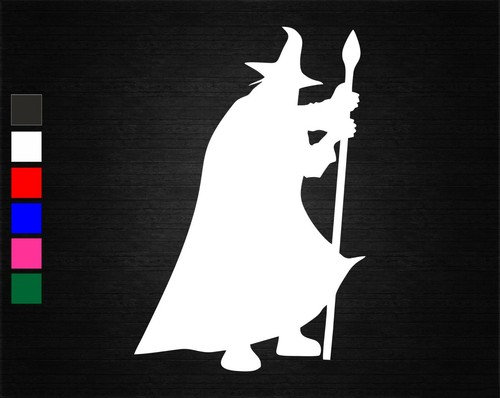 Wizard magician vinyl decal - magician,