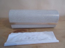 Jimmy Choo Snake Skin style Glasses / Spectacles case with magnetic close