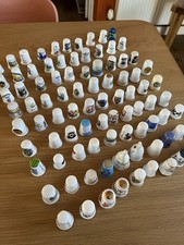 90 Ceramic/Bone China Thimbles