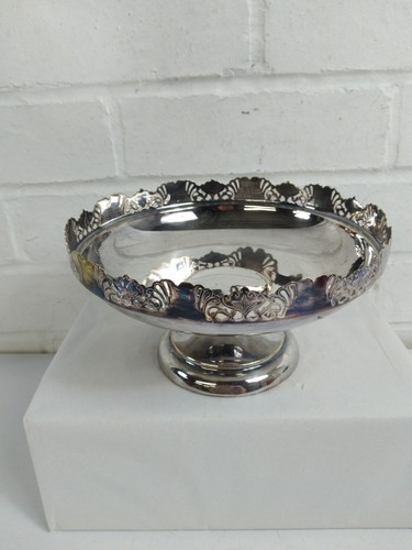 Epns pedestal fruit bowl - bowl, with