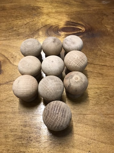 Oak knob 32mm pack - of, 10