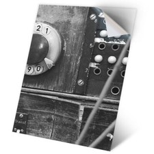 1 x Vinyl Sticker A2 - BW - Vintage Switchboard Phone Retro Wartime #43722
