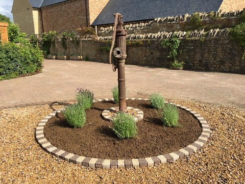 240cm garden circle - , stone