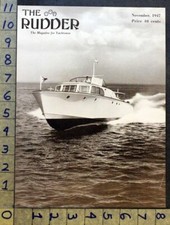 1947 MOTORBOAT YACHT COVER
