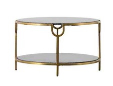 Coffee Table Sofa Marble Shelf