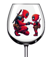 12x Colorful Deadpool Cartoon