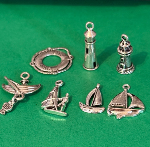 Tibetan alloy lighthouse boats - lighthouse,