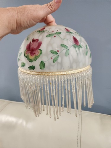 Vintage frosted glass boudoir - vintage,