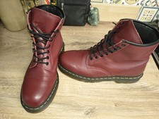 Dr. Martens 1460  Mens Cherry Red Leather Boots Size 11  (46)