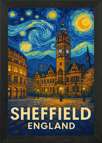 Sheffield england starry night - england,