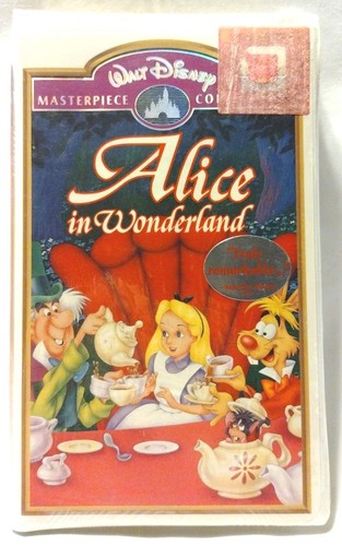Alice wonderland vhs disney - vhs,