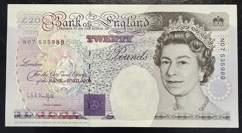 Old twenty pound note - twenty,