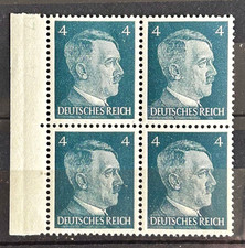 1941 German 4 Stamps Block -
