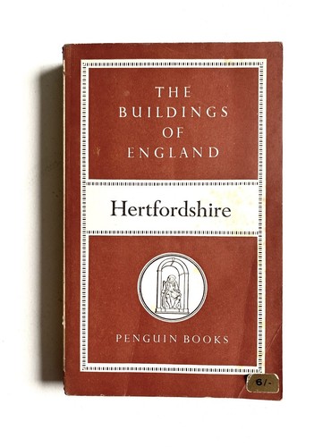 Hertfordshire nikolaus pevsner - hertfordshire,