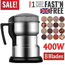 400W Mini Kitchen Electric Coffee Grinder Cereal Nut Bean Spice Grain Grinding
