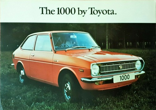 Toyota 1000 brochure - brochure, 1975