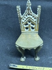 Brass Throne Antique Small