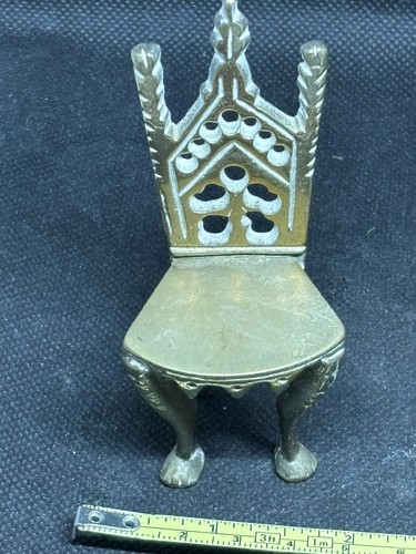 Brass throne antique small - throne,