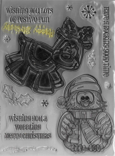 Kanban christmas clear stamp - christmas,