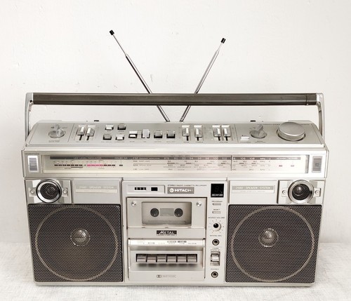 Hitachi trk 8290e tape boombox - hitachi,
