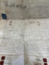 1844 Indenture Multiple Sheet Gee, Mawhood Marriage Yorkshire Damaged HP62