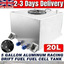 NEW 5 Gallon 20L Aluminum Racing Drift Fuel Cell Tank With Cap   Outside AU