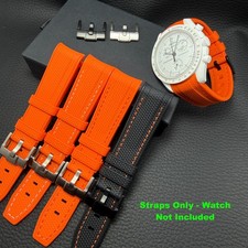 Orange Watch Strap for Omega