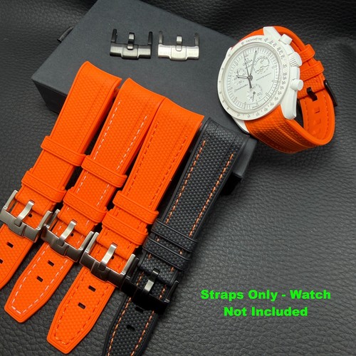 Orange moonswatch compatible - moonswatch,