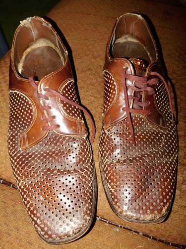 1940 brown leather mens - brown,