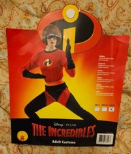 Mrs Incredible Ladies Fancy Dress Disney Superhero Adult Costume, Size Large