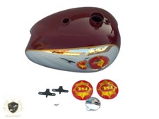 FIT FOR BSA GOLD STAR DBD32 DBD34 PETROL TANK WITH CAP TAPS & CHROMED