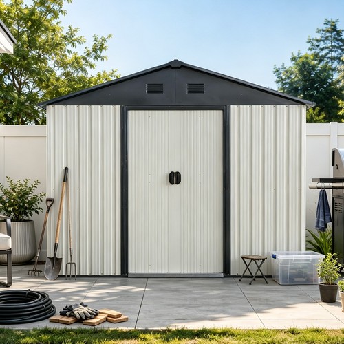 8x4 outdoor storage shed - ft,