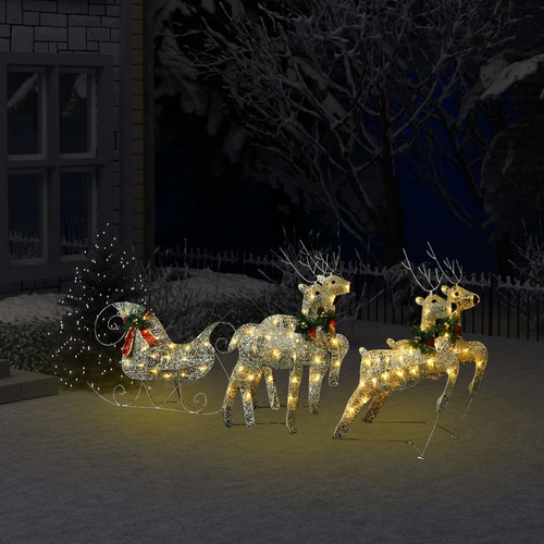 Reindeer sleigh christmas - sleigh,