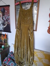 FREE PEOPLE VELVET DUNGAREES