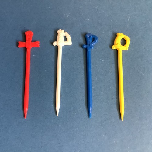 Plastic sword cocktail stick - plastic,