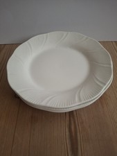 4x Queens Antoinette side plates white fine bone china made in england 16cm