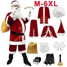 Mens Cosplay Santa Claus