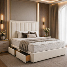 Plush divan bed set - set, with