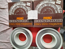 2 Rare Vintage Boxed Dixons Prinz Concord Rotary Photographic Slide Magazines