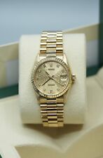 Rolex Datejust 31 18ct Yellow Gold 68278 Factory Champagne Jubilee Diamond Dial