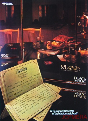 1976 black magic chocolates - 'black, magic'