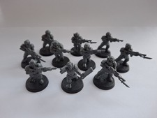 Warhammer 40k, 10 x Cadian Shock Troopers Squad Set Plastic Miniatures Cadians 2