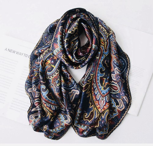 100 mulberry silk scarf in - silk,