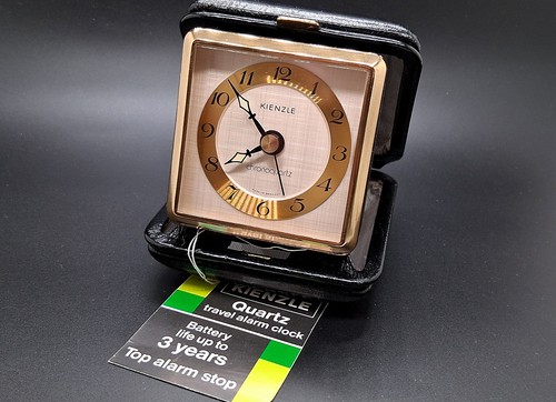 Kienzle vintage travel alarm - vintage,