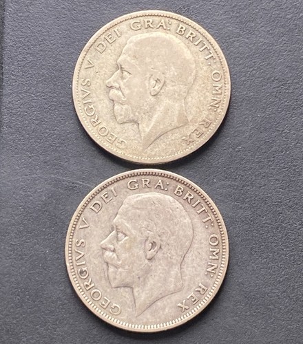 1928 1936 half crowns george - 1936,